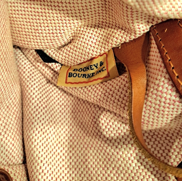 Vintage Dooney & Bourke Black Leather Champ Tote with Tortoise Shell Duck - Picture 5 of 5